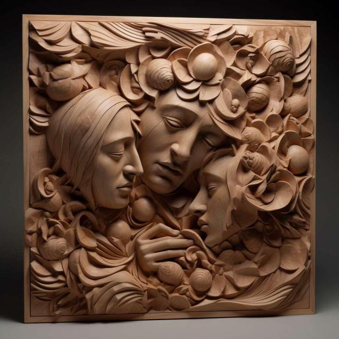 نموذج ثلاثي الأبعاد لآلة CNC 3D Art 